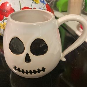 Pottery Barn Skull Mug